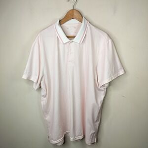 Bonobos Golf Polo Shirt Standard Fit Pink White Geometric